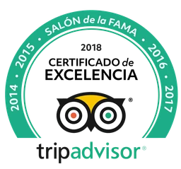 TripAdvisor Certificado de Excelencia 2018
